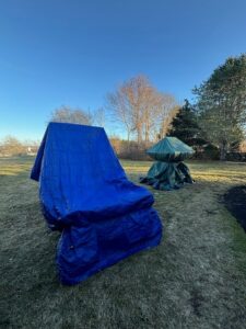 Winter building renovation