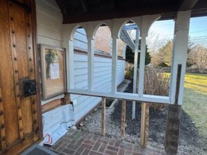 Winter building renovation