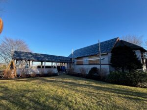 Winter building renovation