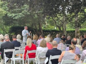 Church service attendees