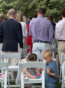 Church service attendees